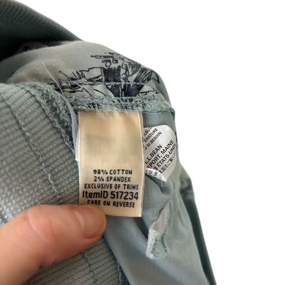 L.L. Bean Blue Bermuda Shorts Women's 1X Plus High Rise - Picture 4 of 7